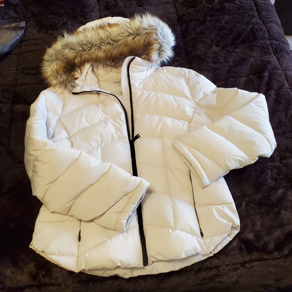 Calvin Klein puffer jacket with removable hood